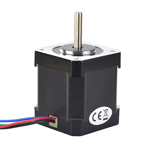 전체 D-컷 샤프트 Nema 17 양극 0.9deg 46Ncm(65.1oz.in) 2A 42x42x48mm 4 전선