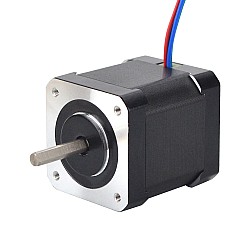 전체 D-컷 샤프트 Nema 17 양극 0.9deg 46Ncm(65.1oz.in) 2A 42x42x48mm 4 전선