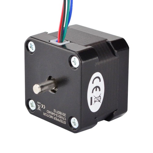 이중 샤프트 Nema 17 양극 1.8deg 26Ncm(36.82oz.in) 0.4A 42x34mm 4 전선