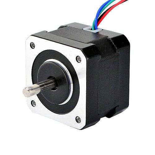 이중 샤프트 Nema 17 양극 1.8deg 26Ncm(36.82oz.in) 0.4A 42x34mm 4 전선