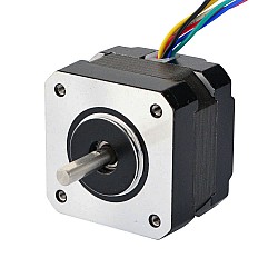 이중 샤프트 Nema 17 단극 16Ncm(22.66oz.in) 0.95A 42x42x33mm 6 전선