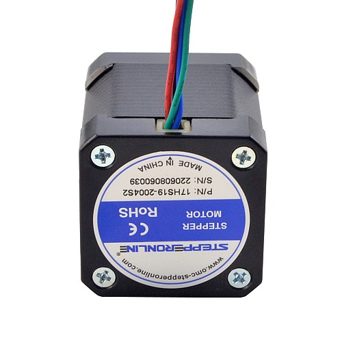 전체 D-컷 샤프트 Nema 17 양극성 59Ncm(83.55oz.in) 2A 42x48mm 4 와이어 w/ 1m 케이블 및 커넥터 전체 D-컷 샤프트 Nema 17 양극성 59Ncm(83.55oz.in) 2A 42x48mm 4 와이어 w/ 1m 케이블 및 커넥터