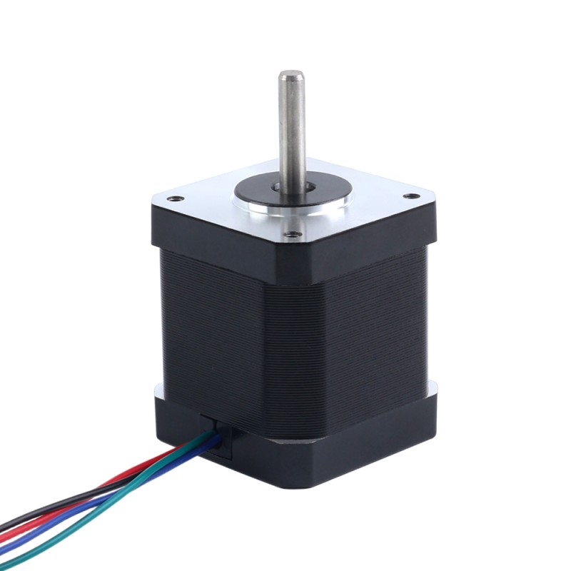 Nema 17 양극 1.8deg 60Ncm(84.97oz.in) 2.5A 42x42x48mm 4 전선 - 17HS19-2504S | StepperOnline