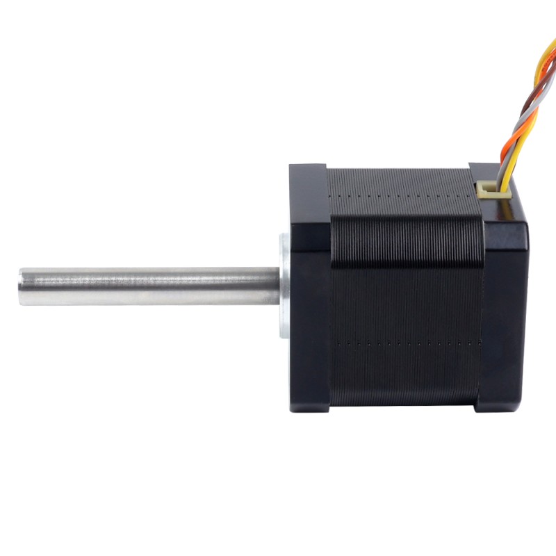Nema 17 고온 스테퍼 모터 55Ncm(77.93oz.in) 55mm Φ8mm 원형 샤프트 절연 클래스 H 180C - 17HS19-2504S-H-V2 | StepperOnline
