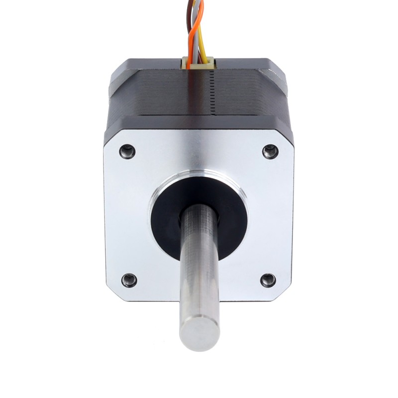 Nema 17 고온 스테퍼 모터 55Ncm(77.93oz.in) 55mm Φ8mm 원형 샤프트 절연 클래스 H 180C - 17HS19-2504S-H-V2 | StepperOnline
