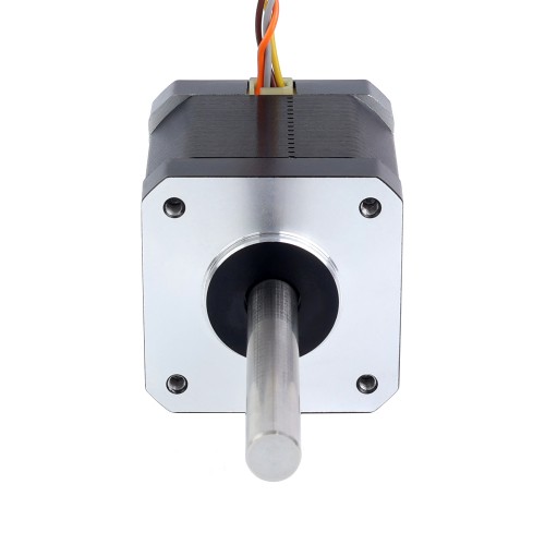 Nema 17 고온 스테퍼 모터 55Ncm(77.93oz.in) 55mm Φ8mm 원형 샤프트 절연 클래스 H 180C - 17HS19-2504S-H-V2 | StepperOnline