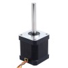Nema 17 고온 스테퍼 모터 55Ncm(77.93oz.in) 55mm Φ8mm 원형 샤프트 절연 클래스 H 180C - 17HS19-2504S-H-V2 | StepperOnline