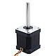 Nema 17 고온 스테퍼 모터 55Ncm(77.93oz.in) 55mm Φ8mm 원형 샤프트 절연 클래스 H 180C - 17HS19-2504S-H-V2 | StepperOnline