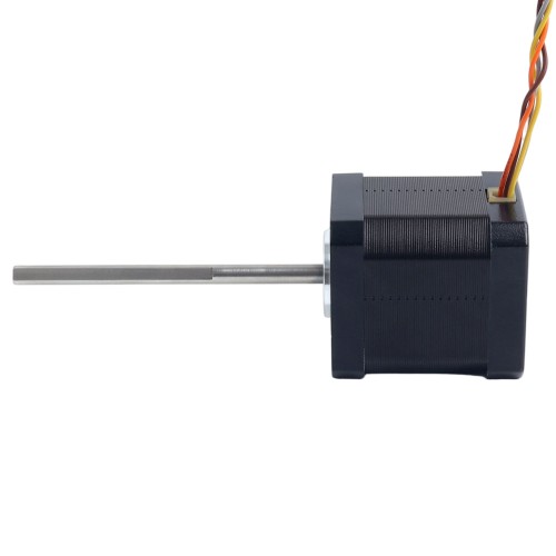 Nema 17 고온 스테퍼 모터 55Ncm (77.93oz.in) 80mm D형 샤프트 Φ5mm 절연 등급 H 180C - 17HS19-2504S-H-V5 | StepperOnline