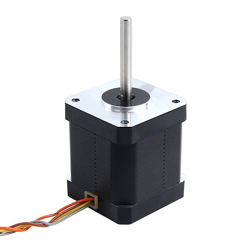 Nema 17 고온 스테퍼 모터 55 Ncm (77.93 oz.in) 38mm Φ5mm D형 샤프트 절연 등급 H 180°C, JST-XH 커넥터 - 17HS19-2504S-H-V6 | StepperOnline