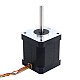 Nema 17 고온 스테퍼 모터 55 Ncm (77.93 oz.in) 38mm Φ5mm D형 샤프트 절연 등급 H 180°C, JST-XH 커넥터 - 17HS19-2504S-H-V6 | StepperOnline