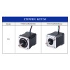 Nema 17 양극 1.8deg 60Ncm(84.97oz.in) 2.5A 42x42x48mm 4 전선 - 17HS19-2504S | StepperOnline
