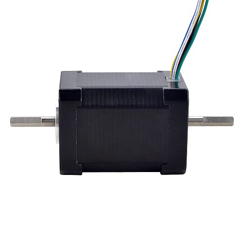 이중 샤프트 Nema 17 양극 1.8deg 65Ncm(92oz.in) 1.2A 42x42x60mm 6 전선