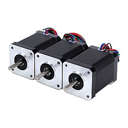 3개 E 시리즈 Nema 17 스테퍼 모터 1.8deg 60Ncm(84.97oz.in) 2.1A 42x42x60mm 4 전선
