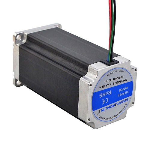 E 시리즈 Nema 23 양극 1.8deg 3.0Nm(425oz.in) 4.2A 57x57x113mm 4 전선