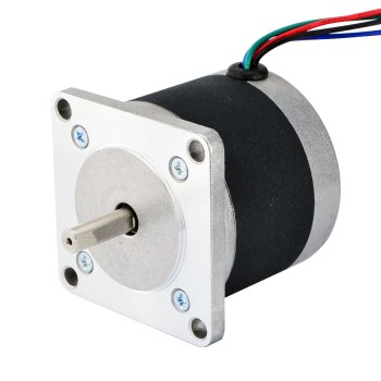원형 Nema 23 양극 1.8deg 70Ncm(99.13oz.in) 2.8A 57x52mm 4 전선