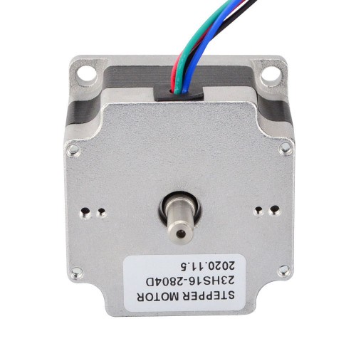 이중 샤프트 Nema 23 양극 1.8deg 0.55Nm(77.88oz.in) 2.8A 57x57x41mm 4 전선 이중 샤프트 Nema 23 양극 1.8deg 0.55Nm(77.88oz.in) 2.8A 57x57x41mm 4 전선