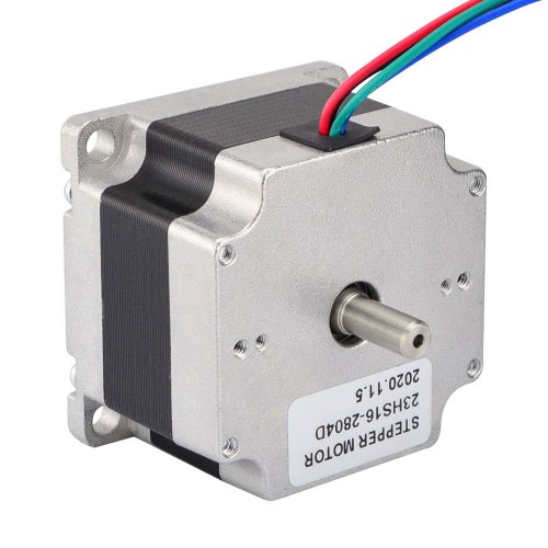 이중 샤프트 Nema 23 양극 1.8deg 0.55Nm(77.88oz.in) 2.8A 57x57x41mm 4 전선 이중 샤프트 Nema 23 양극 1.8deg 0.55Nm(77.88oz.in) 2.8A 57x57x41mm 4 전선
