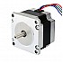 이중 샤프트 Nema 23 양극 1.8deg 0.55Nm(77.88oz.in) 2.8A 57x57x41mm 4 전선