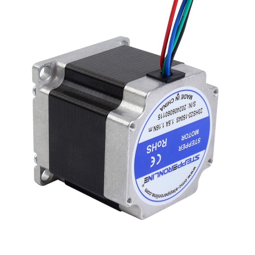 Nema 23 양극 1.8deg 1.16Nm(164.3oz.in) 1.5A 57x57x56mm 4 전선