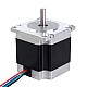 Nema 23 양극 1.8deg 1.16Nm(164.3oz.in) 1.5A 57x57x56mm 4 전선