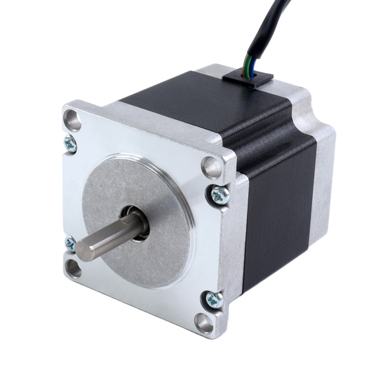 Nema 23 바이폴라 스테핑 모터 1.8° 1.16Nm (164.3oz.in) 1.5A 57x57x56mm 762mm 케이블 및 Molex 커넥터 포함 - 23HS22-1504S-C15 | StepperOnline