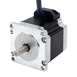 이중 샤프트 Nema 23 양극성 1.2Nm(169.9oz.in) 2.8A 57x57x56mm 4 와이어