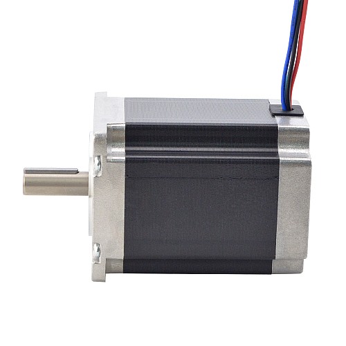 NMRV30 웜기어 감속기용 9mm 샤프트가 있는 Nema 23 스테퍼 모터 1.85Nm(256.9oz.in)