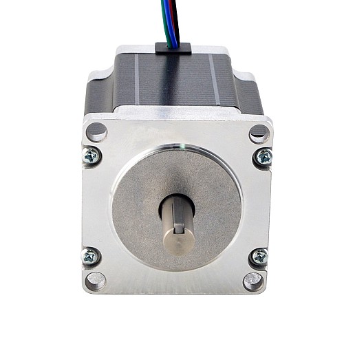 NMRV30 웜기어 감속기용 9mm 샤프트가 있는 Nema 23 스테퍼 모터 1.85Nm(256.9oz.in)