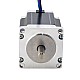 NMRV30 웜기어 감속기용 9mm 샤프트가 있는 Nema 23 스테퍼 모터 1.85Nm(256.9oz.in)