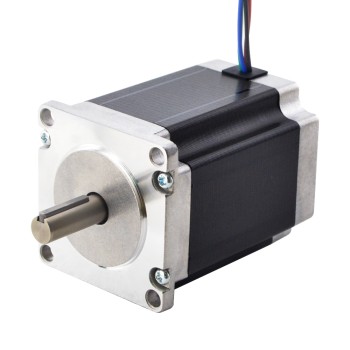 NMRV30 웜기어 감속기용 9mm 샤프트가 있는 Nema 23 스테퍼 모터 1.9Nm(269oz.in)