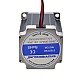 NMRV30 웜기어 감속기용 9mm 샤프트가 있는 Nema 23 스테퍼 모터 1.85Nm(256.9oz.in)