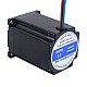 Nema 23 바이폴라 1.9Nm(269.06oz.in) 2.8A 57x57x76mm 4 와이어 Φ8mm 샤프트 - 23HS30-2804S2 | StepperOnline