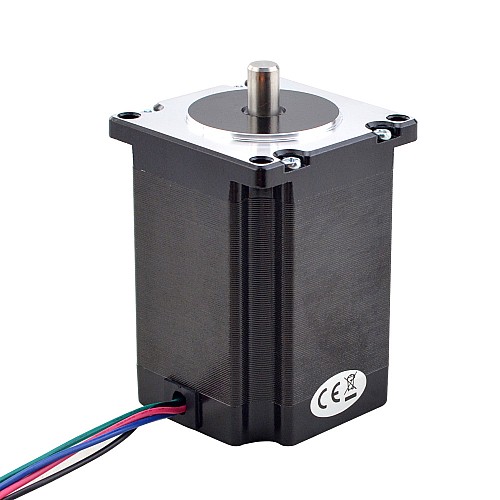 짧은 샤프트 Nema 23 양극성 1.89Nm(267.65oz.in) 2.9A 57x57x76.5mm 4선