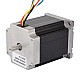 이중 샤프트 Nema 23 단극 1.8deg 1.35Nm(191.2oz.in) 3A 57x76mm 6 전선