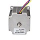 이중 샤프트 Nema 23 단극 1.8deg 1.35Nm(191.2oz.in) 3A 57x76mm 6 전선
