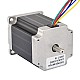 이중 샤프트 Nema 23 단극 1.8deg 1.35Nm(191.2oz.in) 3A 57x76mm 6 전선