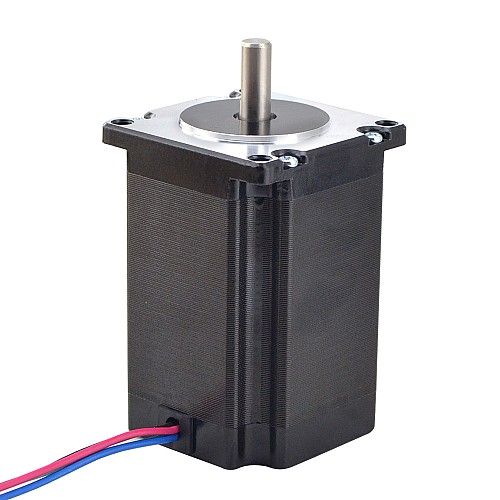 Nema 23 스테퍼 모터 2.4Nm(339.87oz.in) 4A 57x57x82mm 8mm 샤프트 4 와이어