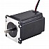 Nema 23 스테퍼 모터 2.4Nm(339.87oz.in) 4A 57x57x82mm 8mm 샤프트 4 와이어