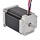 이중 샤프트 Nema 23 유니/바이폴라 1.8deg 2.83Nm(400oz.in) 4A 57x84mm 8 전선 이중 샤프트 Nema 23 유니/바이폴라 1.8deg 2.83Nm(400oz.in) 4A 57x84mm 8 전선