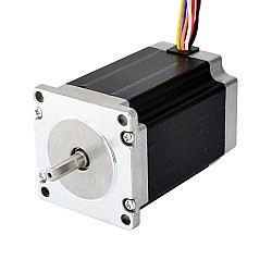 이중 샤프트 Nema 23 유니/바이폴라 1.8deg 2.83Nm(400oz.in) 4A 57x57x84mm 8 전선