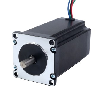 중고품 – 미국 재고 - Nema 23 스테퍼 모터 바이폴라 1.8도 3.00Nm(424.83oz.in) 5.0A 57x57x100mm 4와이어