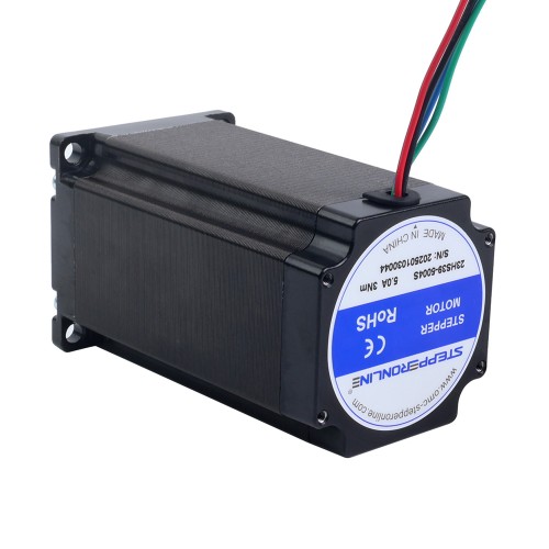 Nema 23 스테퍼 모터 바이폴라 1.8도 3.00Nm(424.83oz.in) 5.0A 57x57x100mm 4와이어 - 23HS39-5004S | StepperOnline Nema 23 양극 1.8deg 1.85Nm(261.98oz.in) 2.8A 57x57x76mm 4선