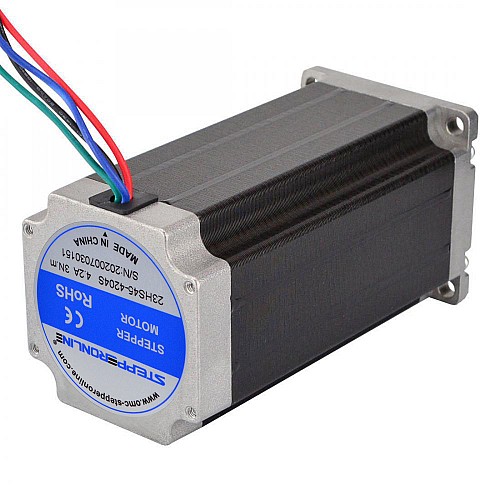 Nema 23 바이폴라 3Nm(425oz.in) 4.2A 57x57x114mm 4 와이어 스테퍼 모터 CNC Nema 23 바이폴라 3Nm(425oz.in) 4.2A 57x57x114mm 4 와이어 스테퍼 모터 CNC