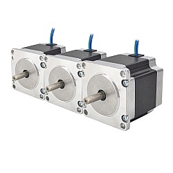 3pcs E 시리즈 Nema 23 스테퍼 모터 바이폴라 1.8deg 1.26Nm(178.4oz.in) 2.8A 57x57x56mm 4 전선