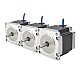 3pcs E 시리즈 Nema 23 스테퍼 모터 바이폴라 1.8deg 1.26Nm(178.4oz.in) 2.8A 57x57x56mm 4 전선