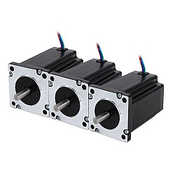 3개 이중 샤프트 Nema 23 바이폴라 3.1Nm(439oz.in) 3.5A 60x60x88mm 4 전선