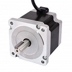 Keyway 이중 샤프트 Nema 34 CNC 스테퍼 모터 4.5Nm(637.25oz.in) 5.5A 86x86x80mm