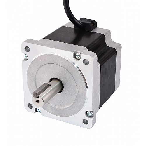 Keyway 이중 샤프트 Nema 34 CNC 스테퍼 모터 4.5Nm(637.25oz.in) 5.5A 86x86x80mm Keyway 이중 샤프트 Nema 34 CNC 스테퍼 모터 4.5Nm(637.25oz.in) 5.5A 86x86x80mm