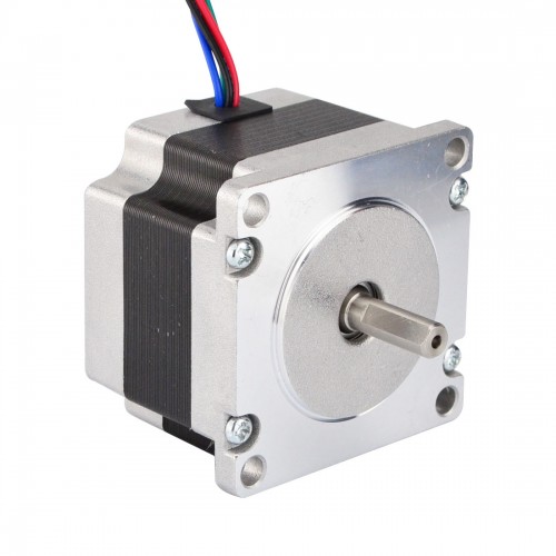 이중 샤프트 Nema 23 양극 1.8deg 0.55Nm(77.88oz.in) 2.8A 57x57x41mm 4 전선 이중 샤프트 Nema 23 양극 1.8deg 0.55Nm(77.88oz.in) 2.8A 57x57x41mm 4 전선